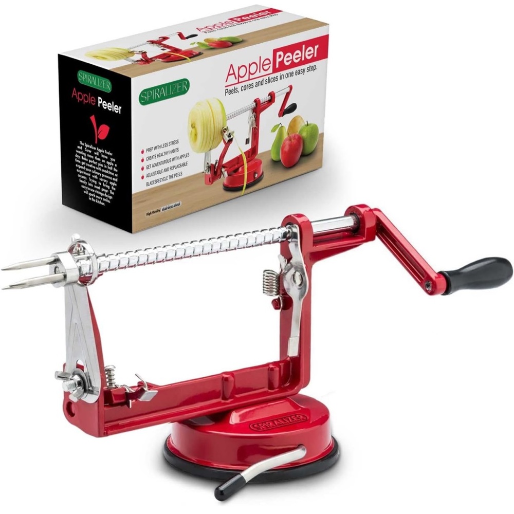 Cast magnesium apple/potato peeler corer by spiralizer, durable heavy duty NWT - Picture 2 of 8